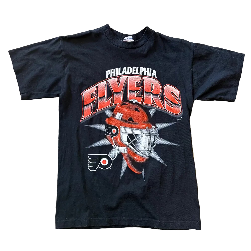 Flyers Goalie Helmet Tee Size M