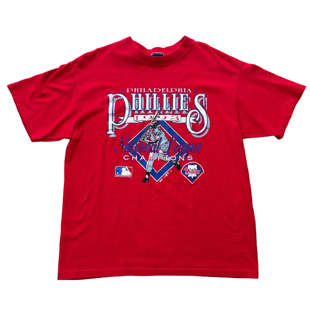Phillies 93 NL Champs Tee Size XL