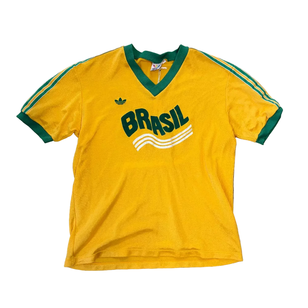 Brazil Adidas 80s Jersey Size M/L