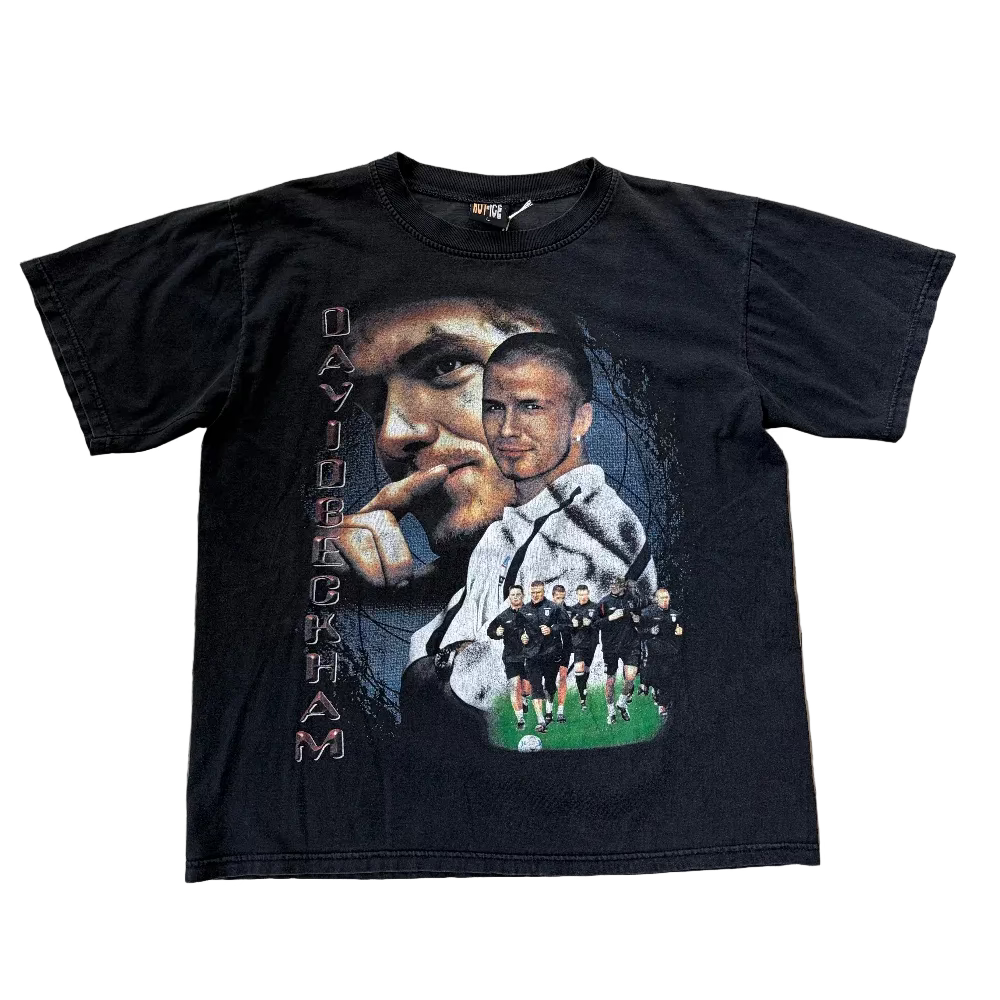 David Beckham Y2K Rap Tee Size L
