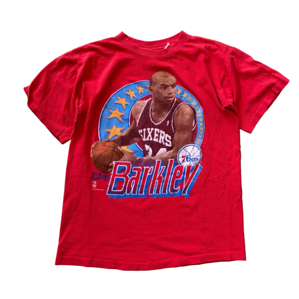 Philadelphia 76ers Charles Barkley Tee Size M/L