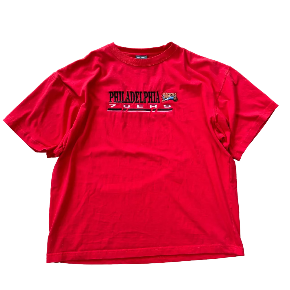 Philadelphia 76ers Y2K Embroidered Tee Size 2X